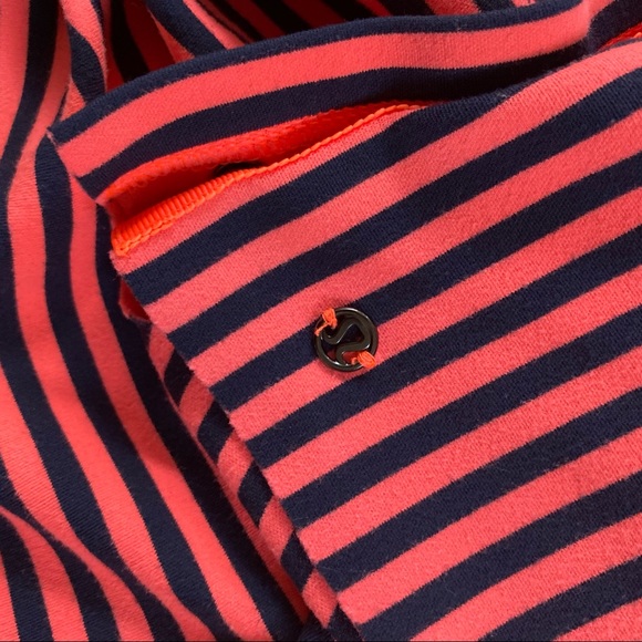 Lululemon Vinyasa Scarf Classic Stripe Light Flare Inkwell - Picture 5 of 8